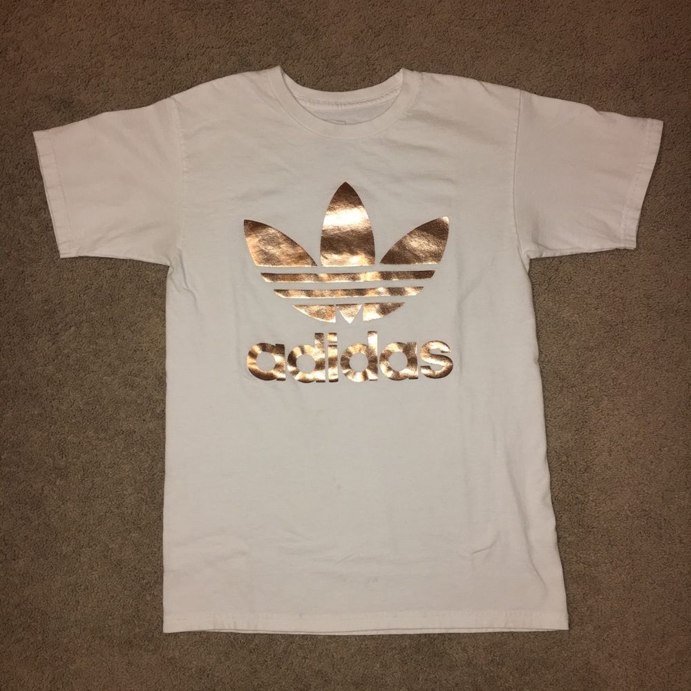 Rosegold Adidas Shirt✨